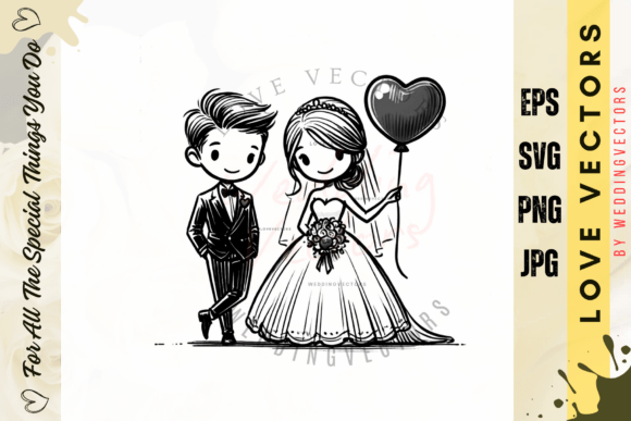 C3938: Wedding Vectors for Timeless Love Stories