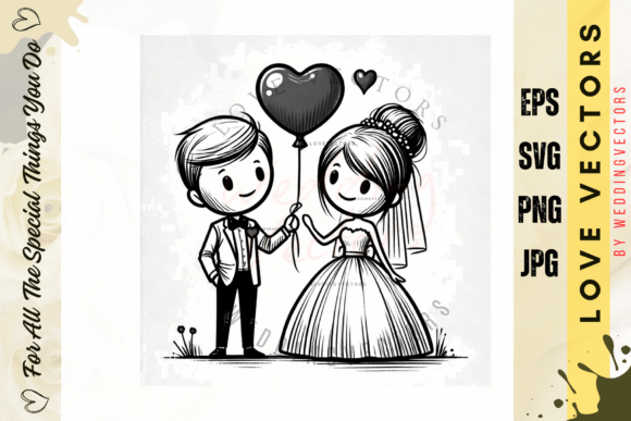 C4004 Wedding Vectors: A Design Suite for Romantic Narratives