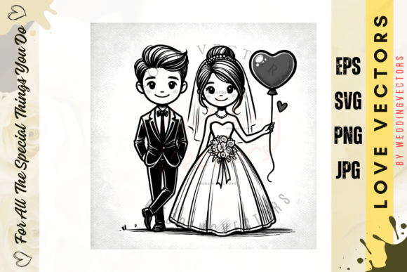 C4030: Crafting Romance with Wedding Vectors