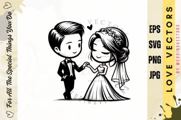 C4124: The Elegant Vector Set for Wedding Designs