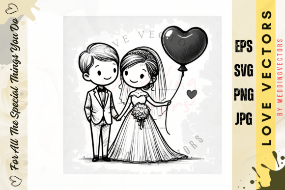 C4263: Crafting Timeless Wedding Designs with Artistic Vectors