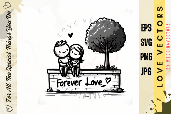 Capturing Romance: The C397 Wedding & Love Illustrations