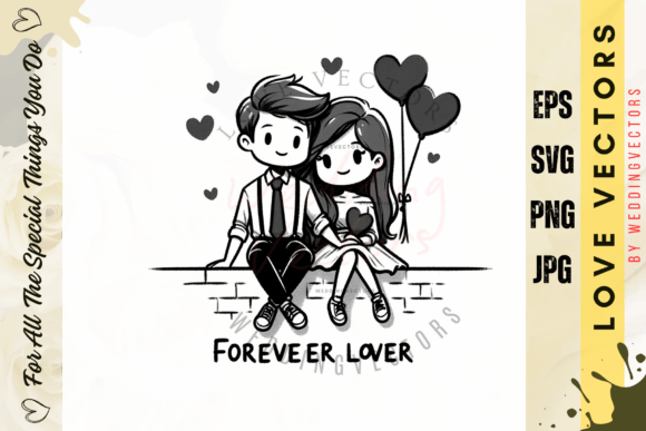 Capturing Romance: The Versatile C3987 Vector Collection