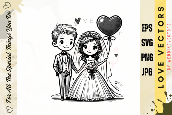 Elegant Wedding & Love Vectors for Modern Design