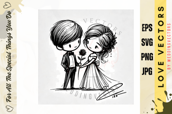 Wedding Couple and Love Vectors - C398: A Designer's Secret Weapon